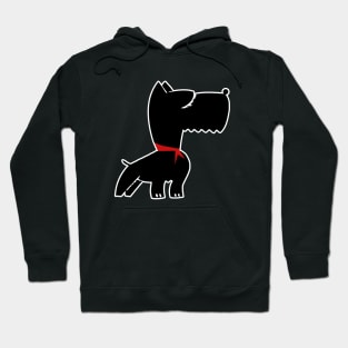 Scottie Dog Outline Hoodie